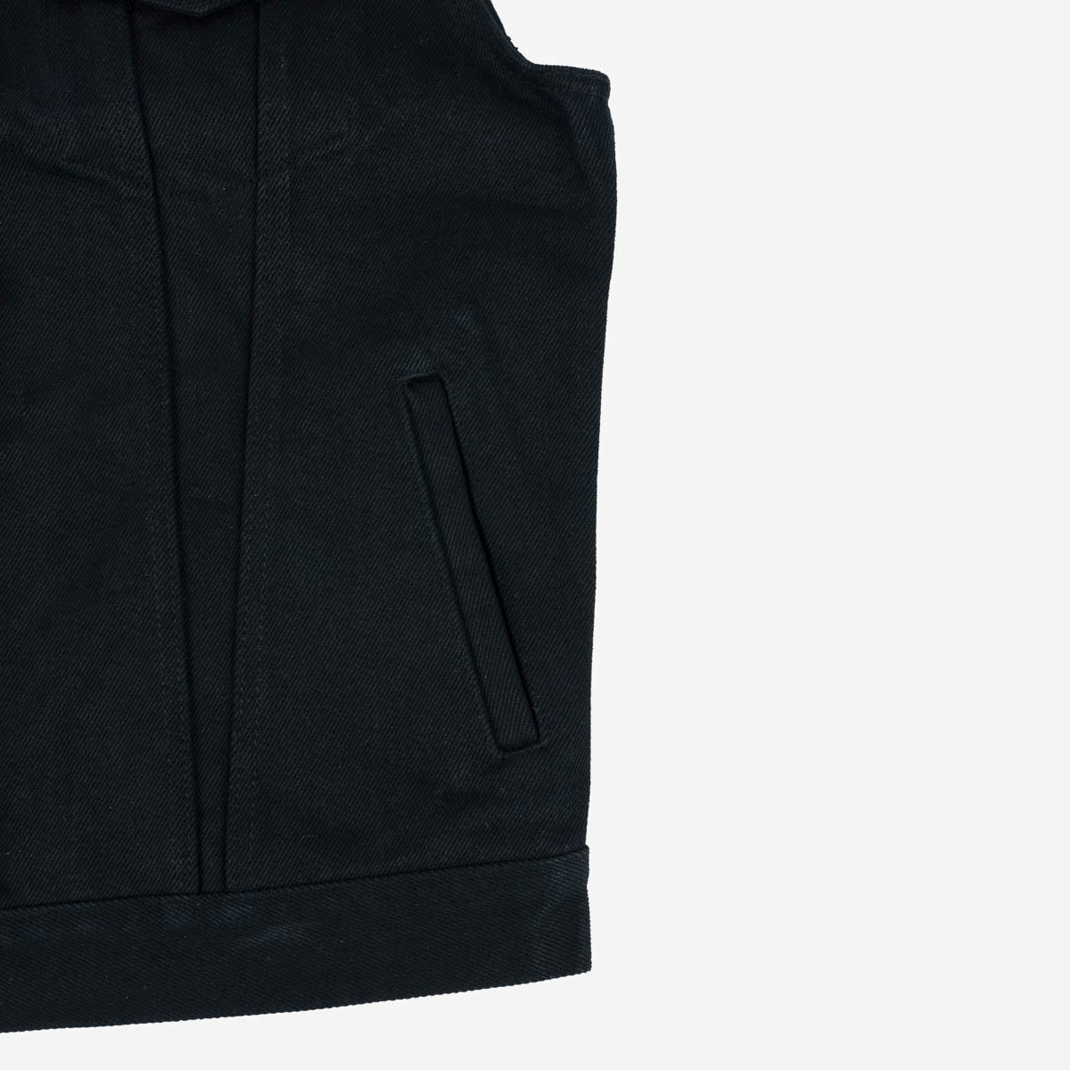 IHV-IHxDM-01 Iron Heart x DicE x Giulio Miglietta Collaboration 21oz Non-Fade Denim Type III Vest wi - 17