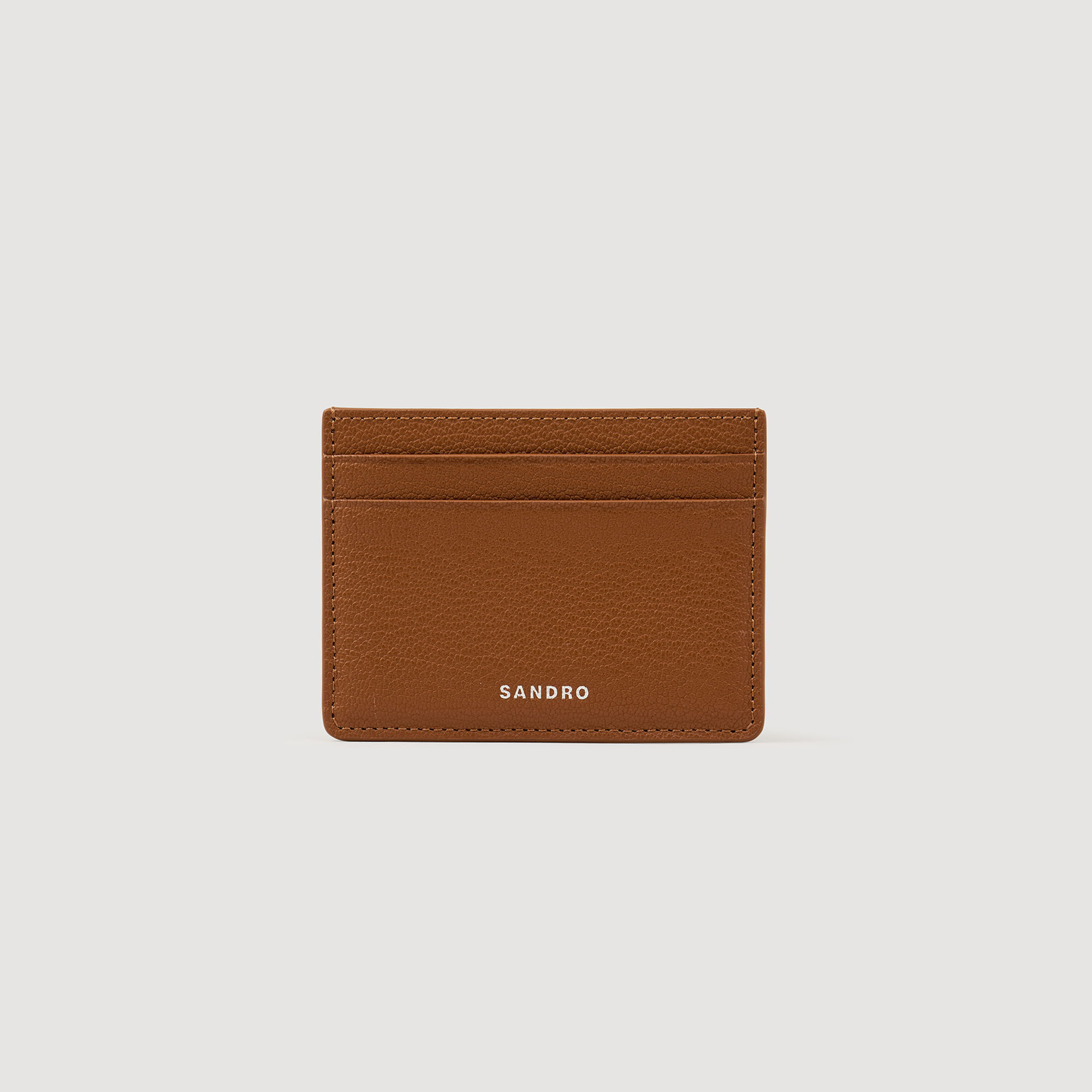 GRAINED LEATHER CARDHOLDER - 4
