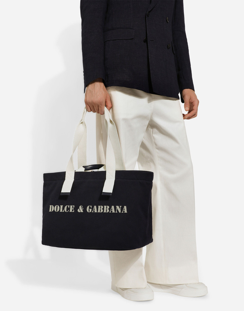 Dolce & Gabbana Printed drill holdall outlook