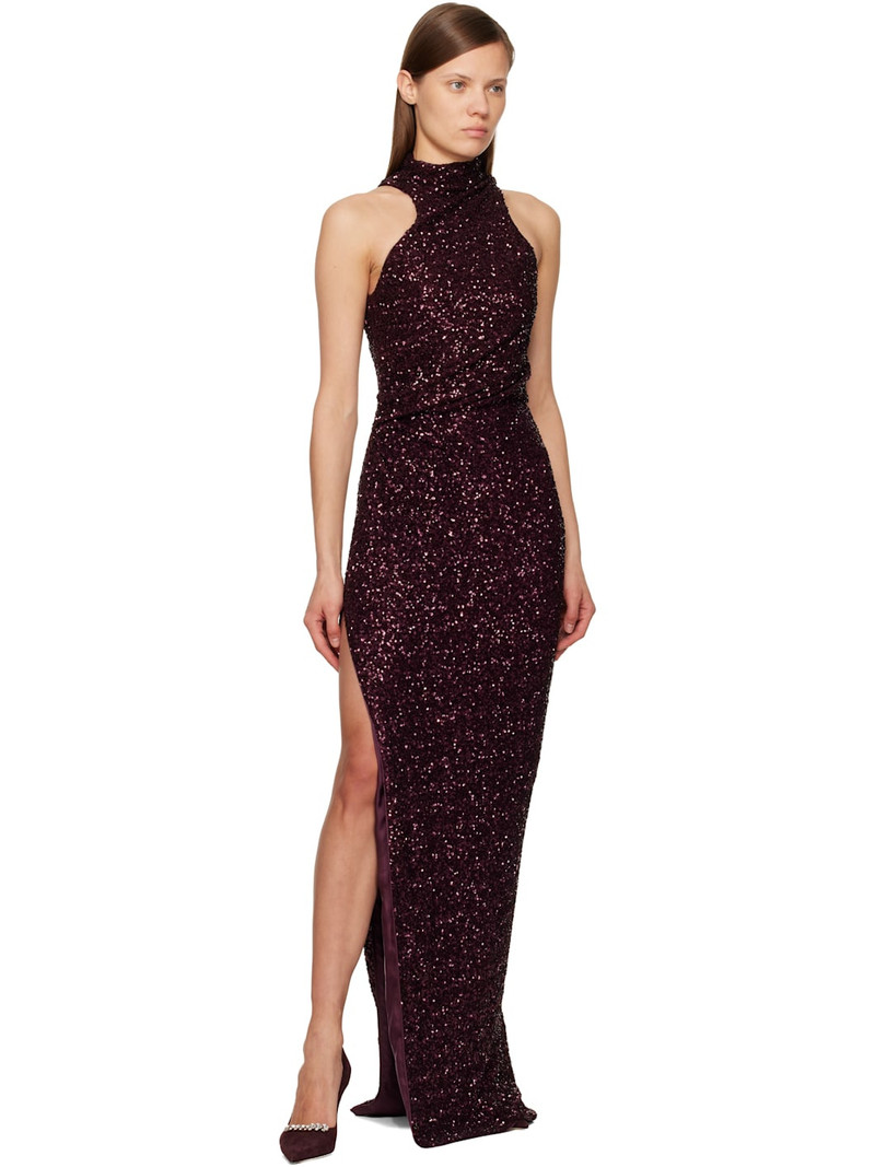 JIMMY CHOO Burgundy Belinda 90 Heels outlook