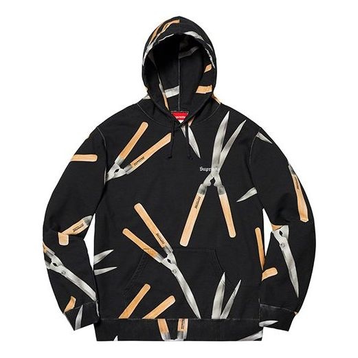 Supreme SS19 Shears Hooded Sweatshirt Black SUP-SS19-160 - 1