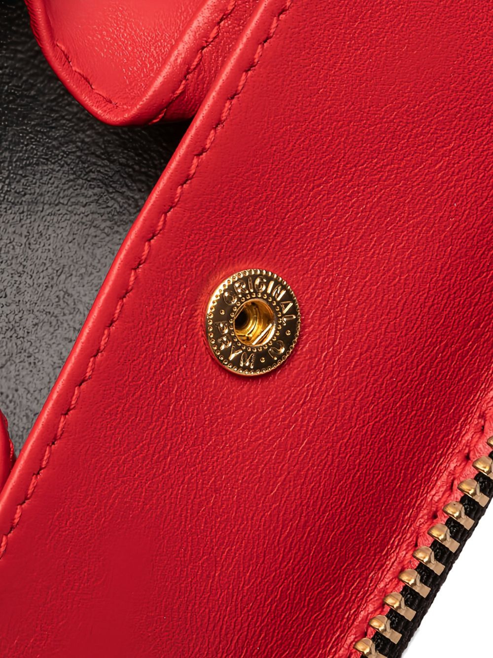 embossed zip-around wallet - 3