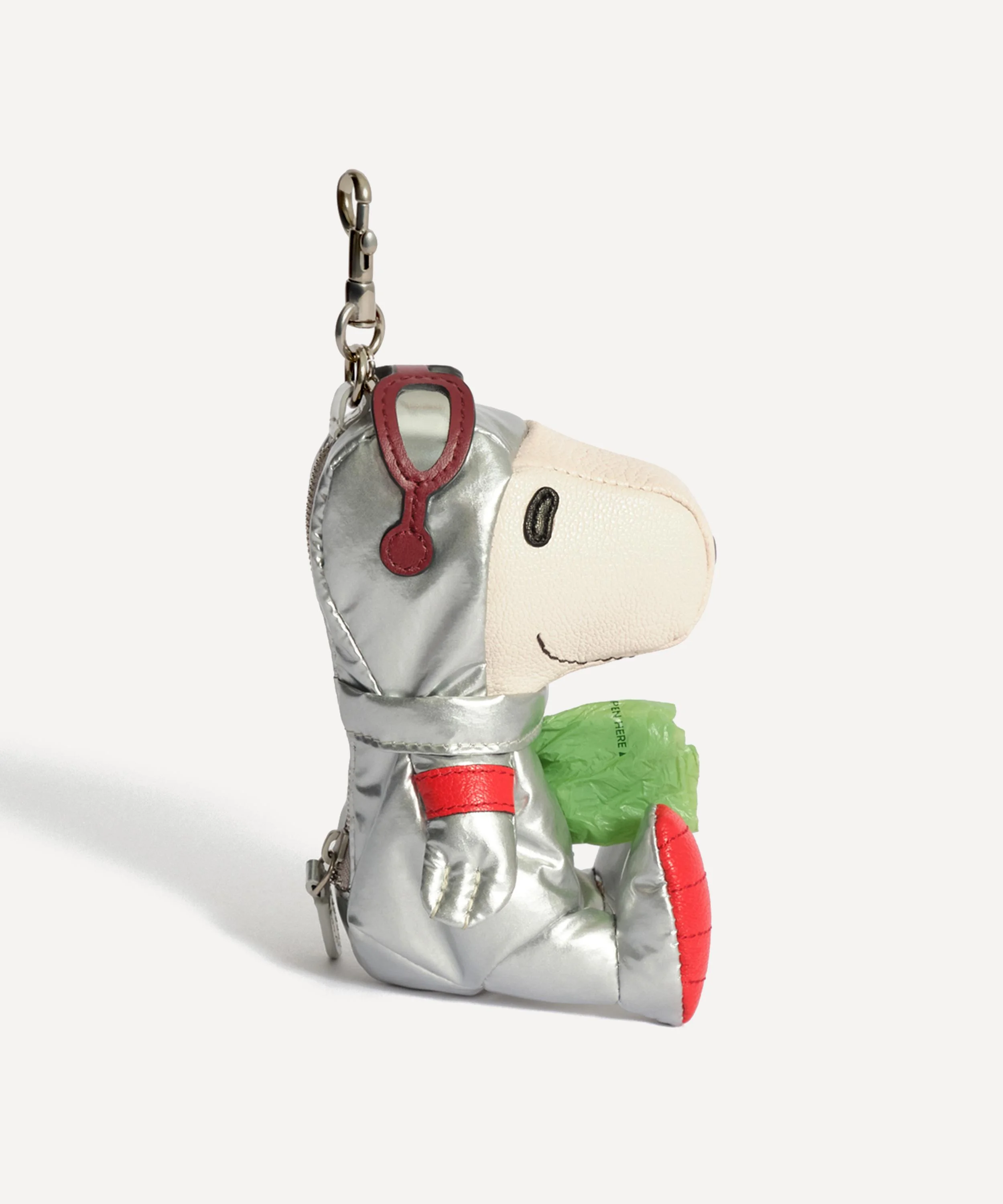 x Peanuts Snoopy Tidy Bag Leather Charm - 1