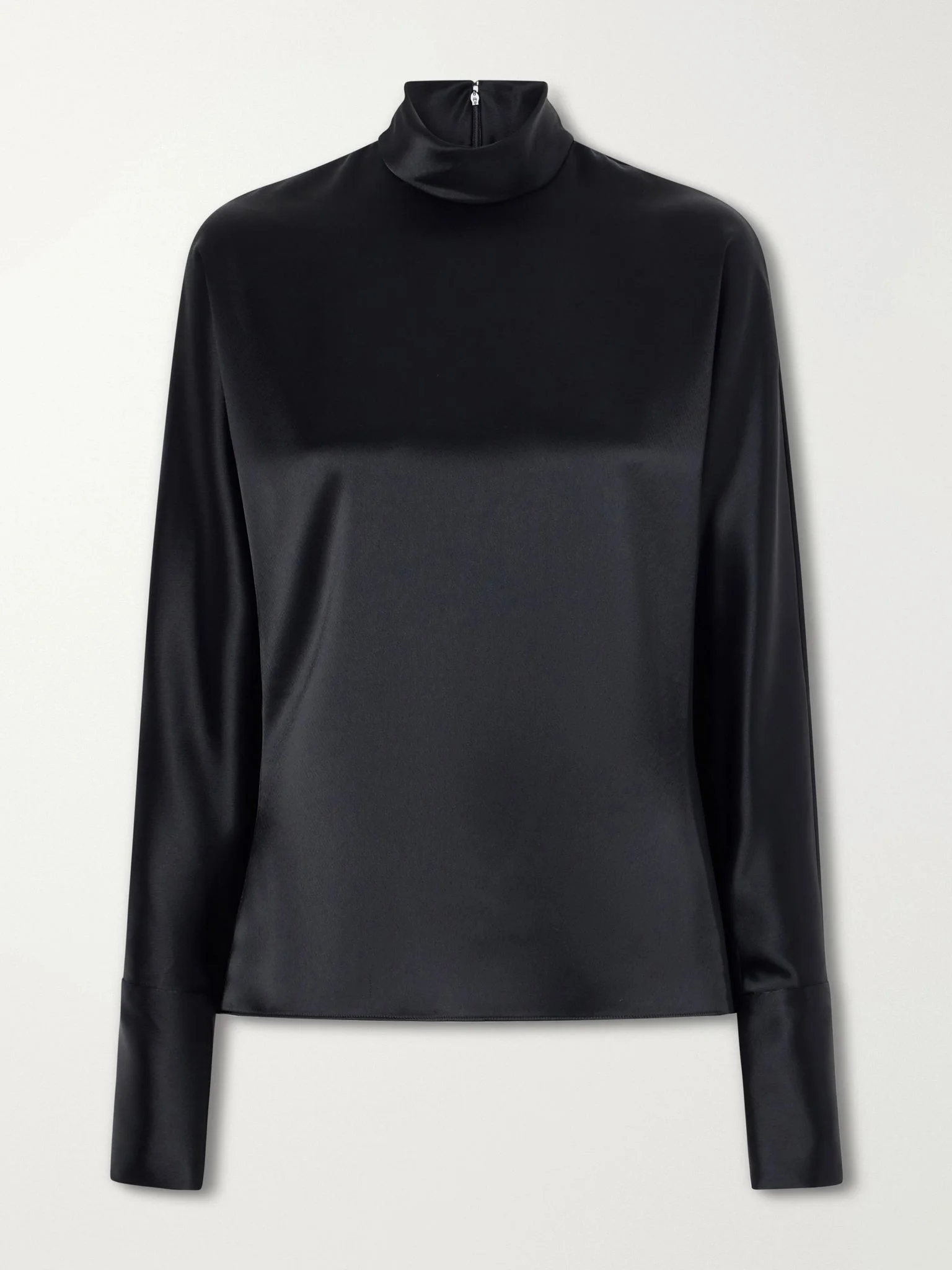 Phoenix satin shirt Black - 1