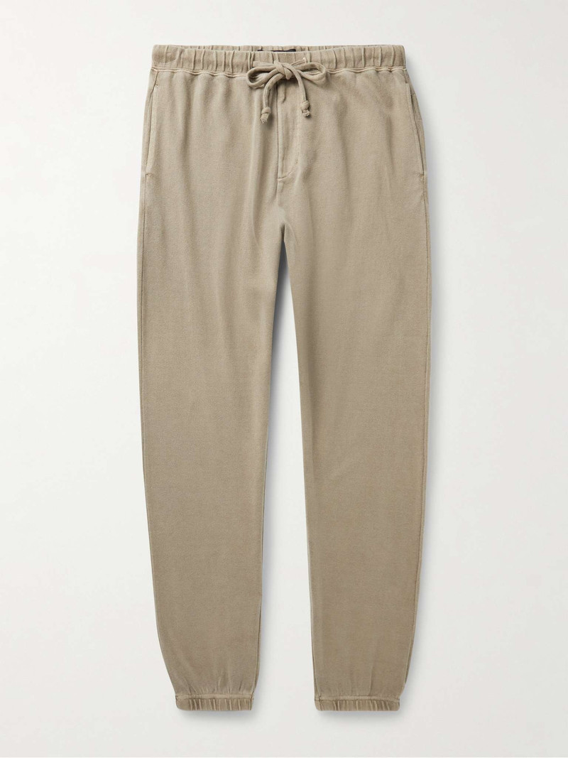 Damon Tapered Cotton-Jersey Sweatpants 1