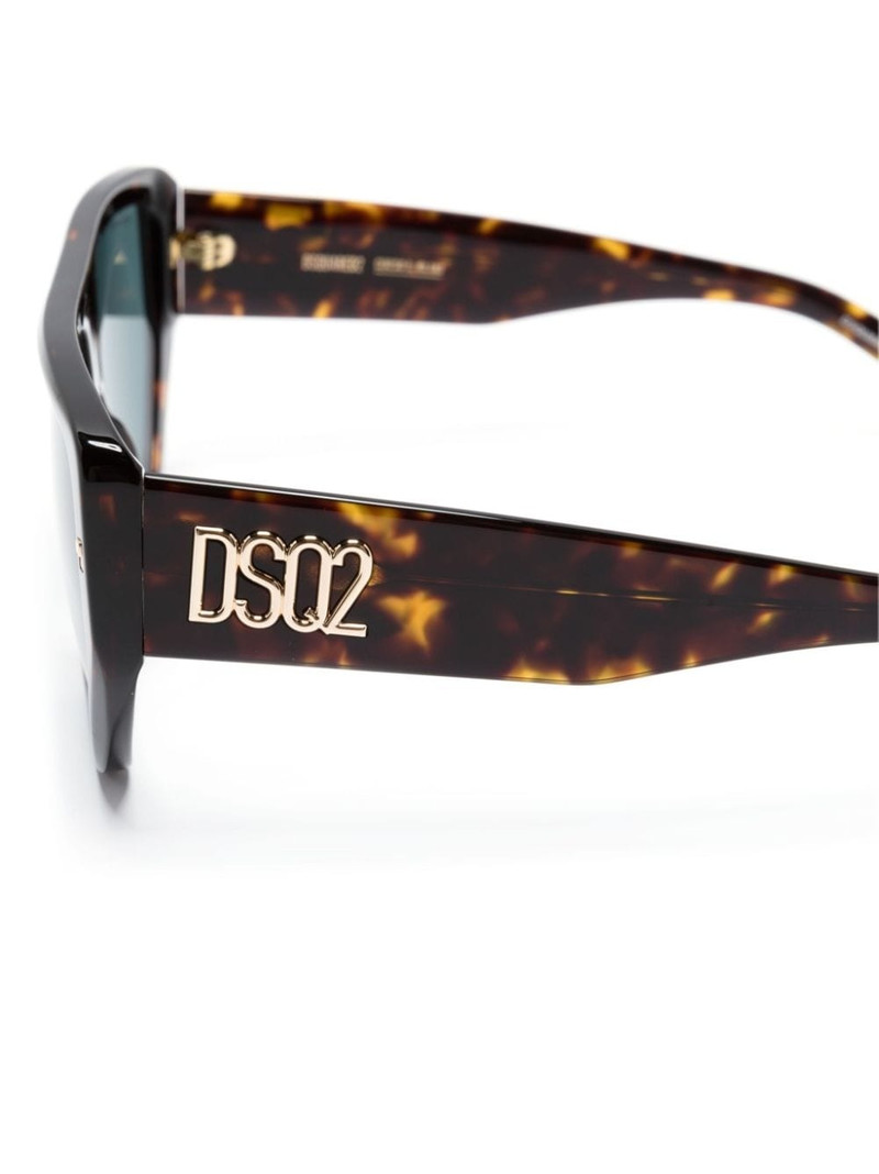 Hype tortoiseshell pilot-frame sunglasses 3