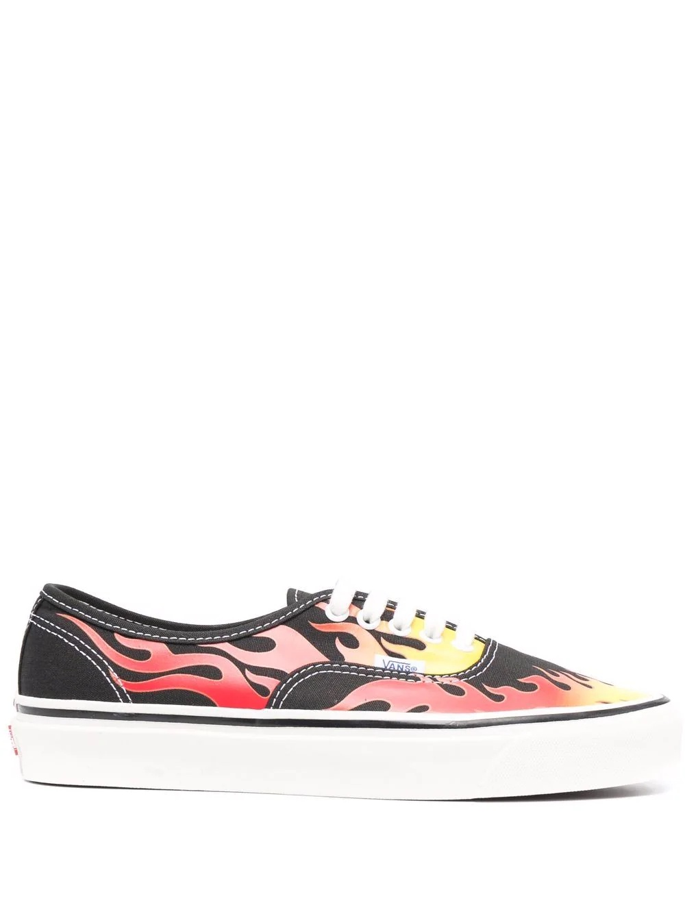 flame-print low-top trainers - 1