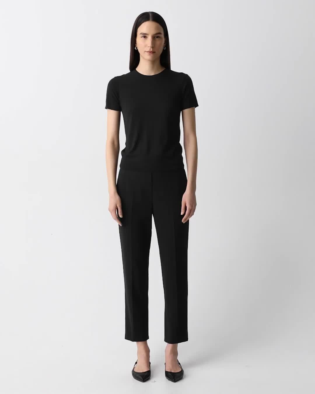 Treeca Pull-On Pant in Admiral Crepe - 7