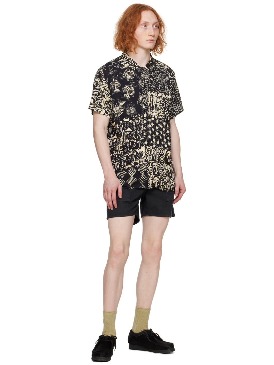 Black Pocket Shorts - 4