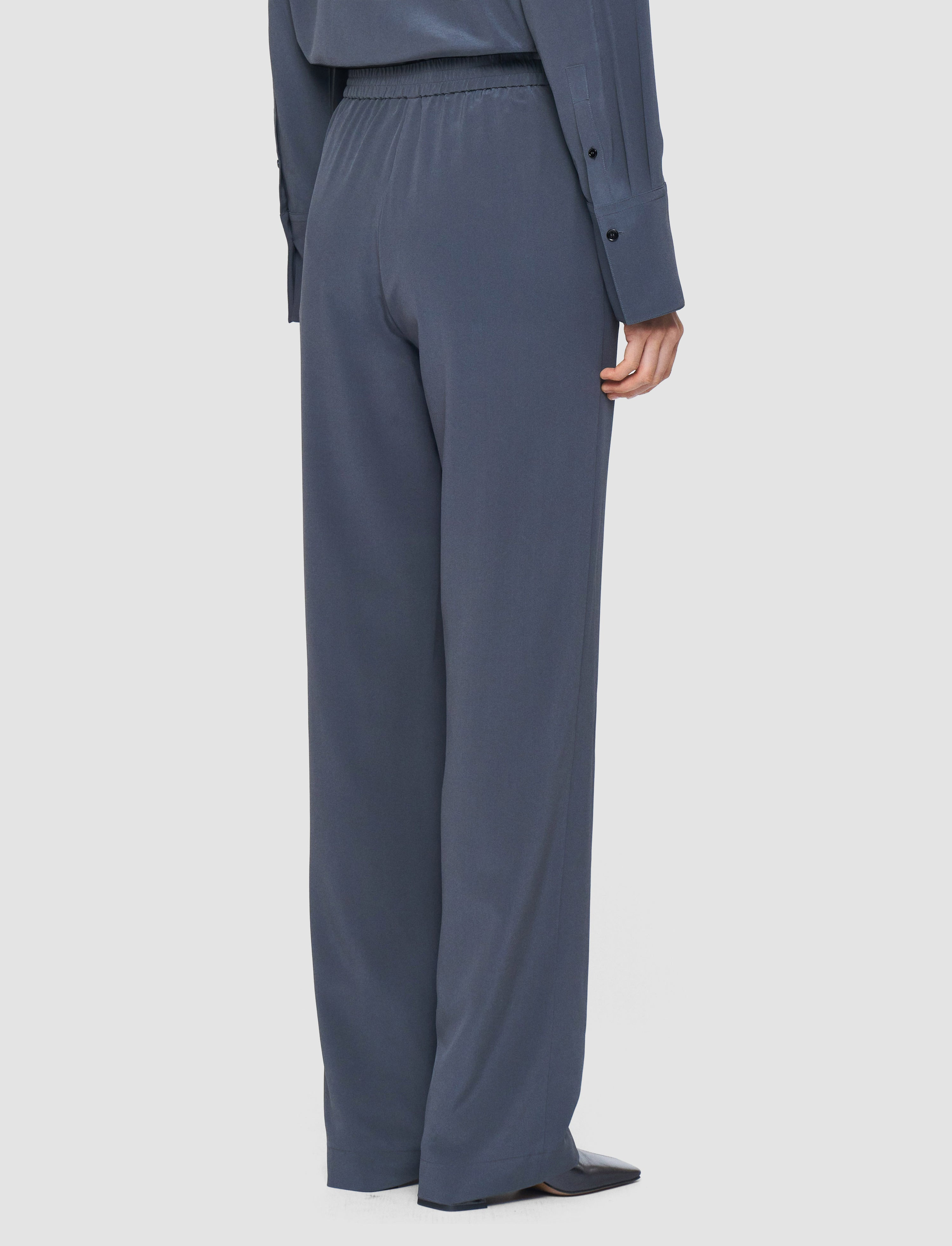 Sahel Crepe de Chine Silk Trousers - 2