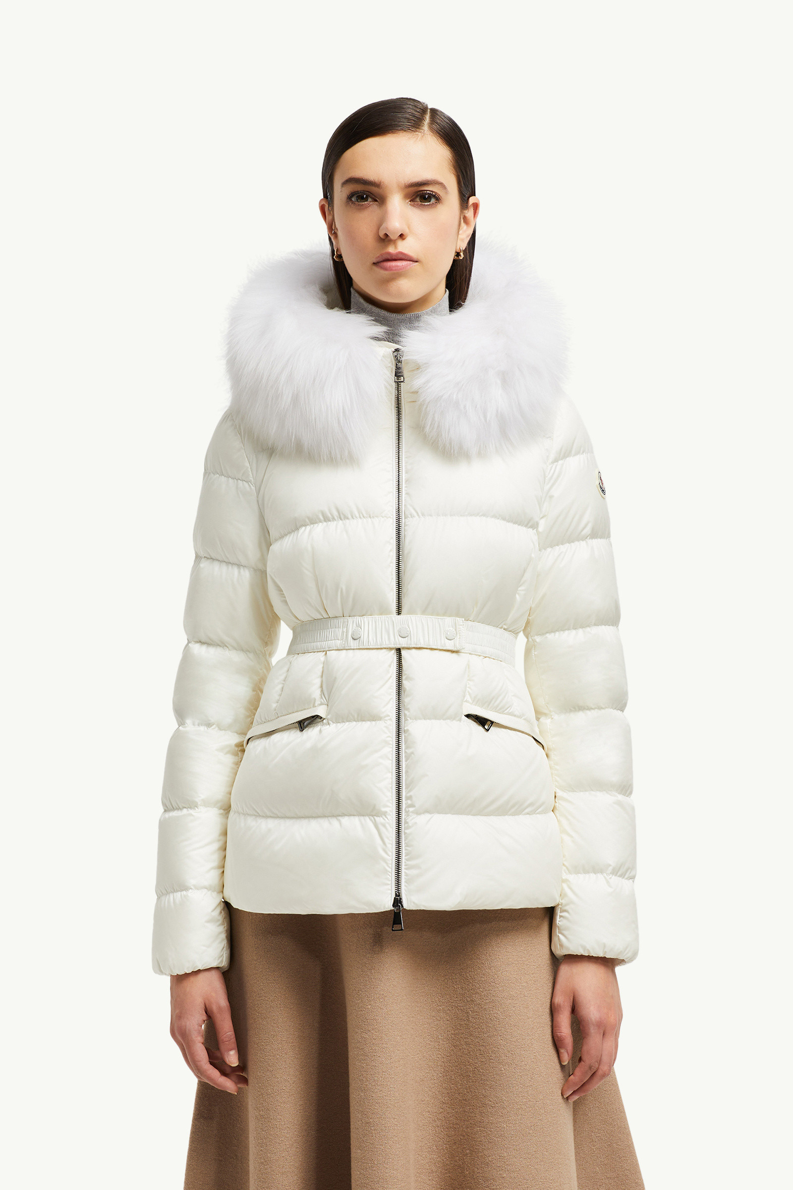 Boed Hooded Shearling-Trimmed Short Down Jacket - 3