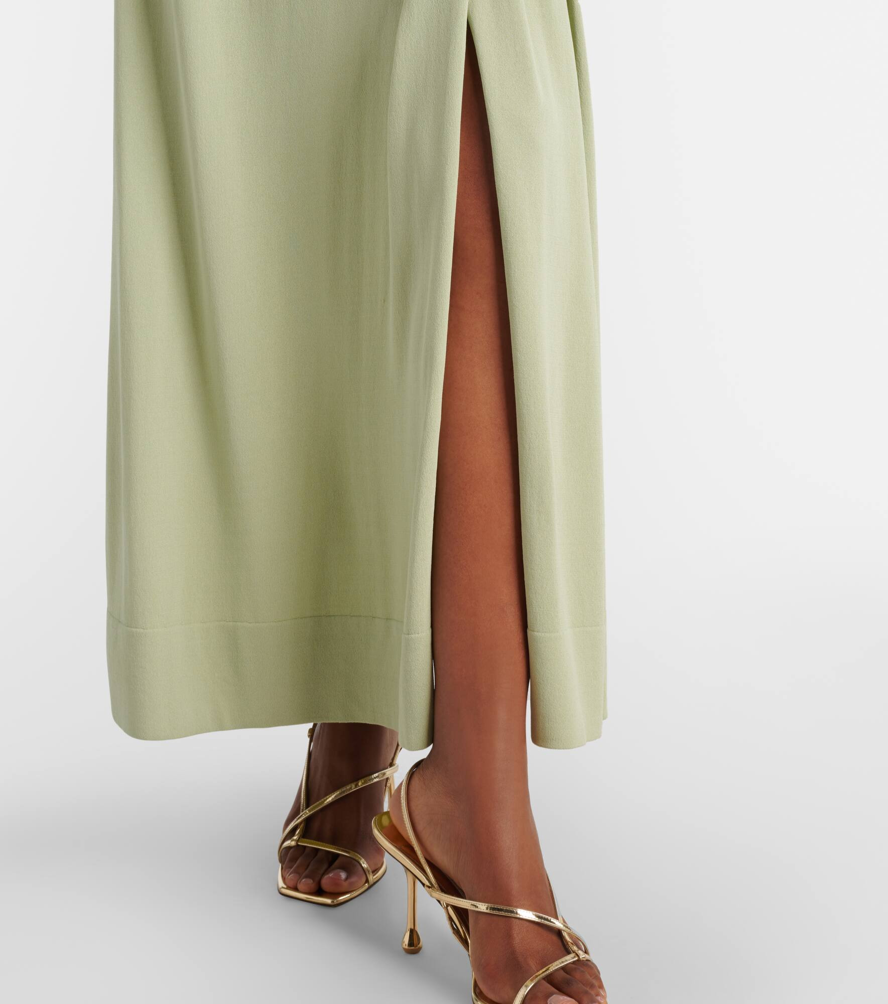 Gathered maxi dress - 6