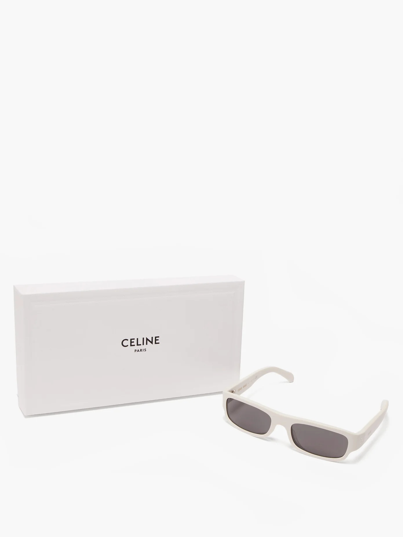 Show rectangular acetate sunglasses - 5