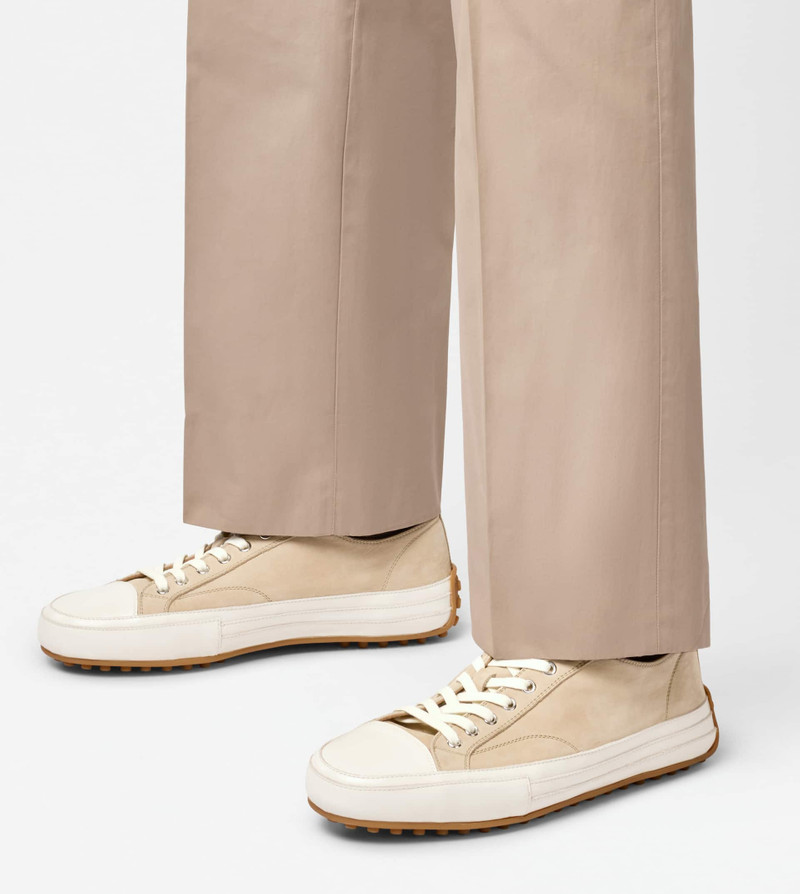 SNEAKERS IN NUBUCK - BEIGE 7