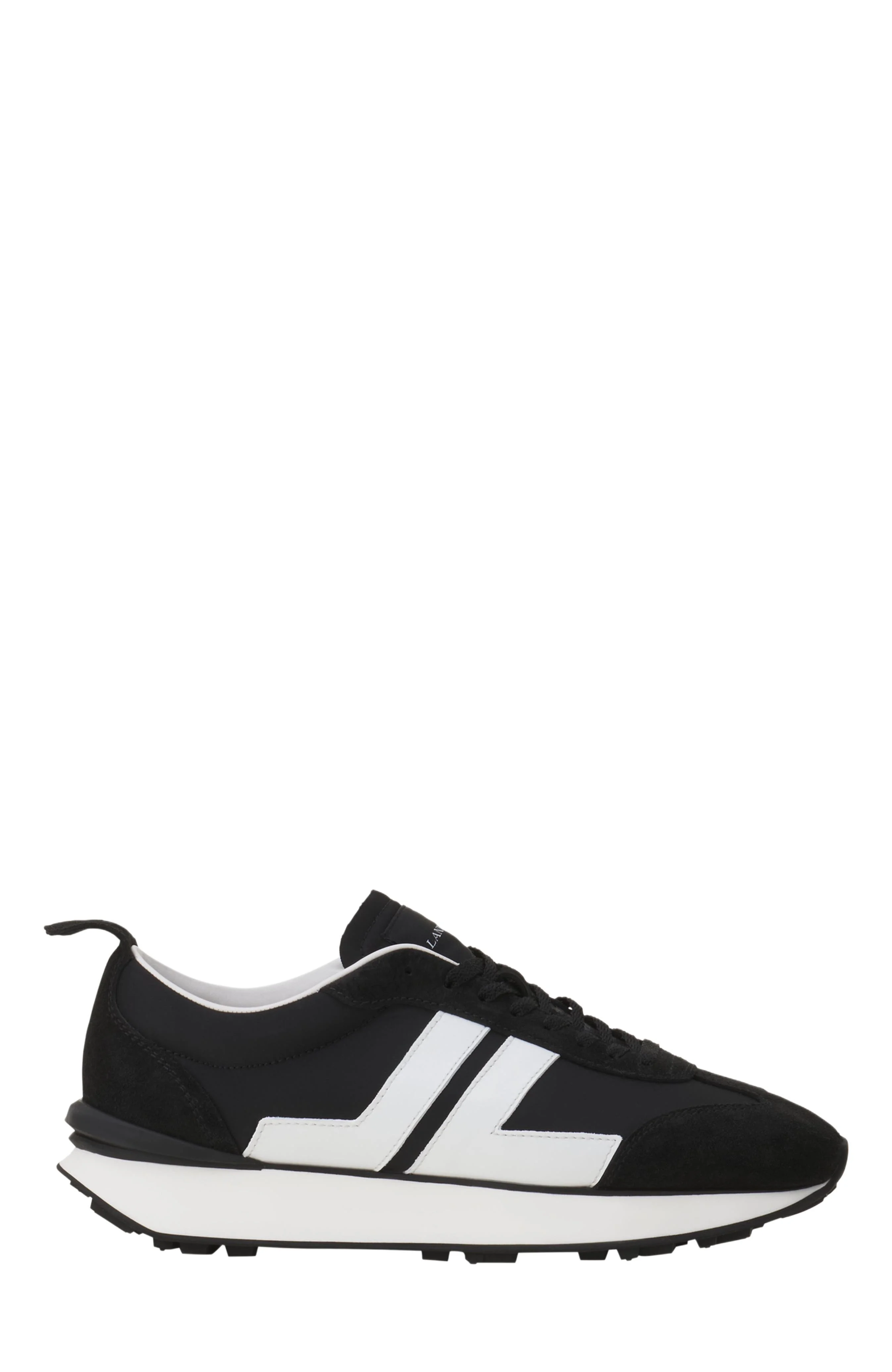 Lanvin Bumpr Nylon Sneakers in Black/white at Nordstrom - 1