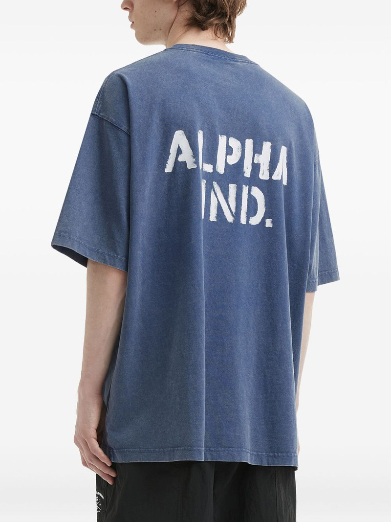 logo-print cotton T-shirt 4