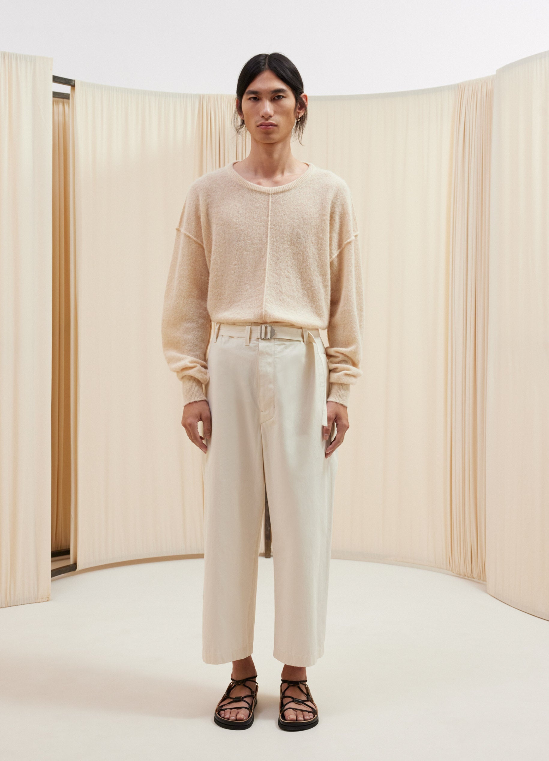 SEAMLESS BELTED PANTS - 3