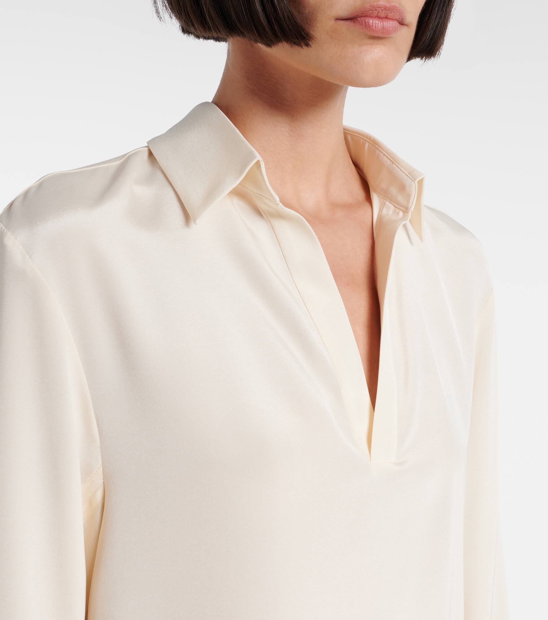 Dover silk-blend cady shirt - 4