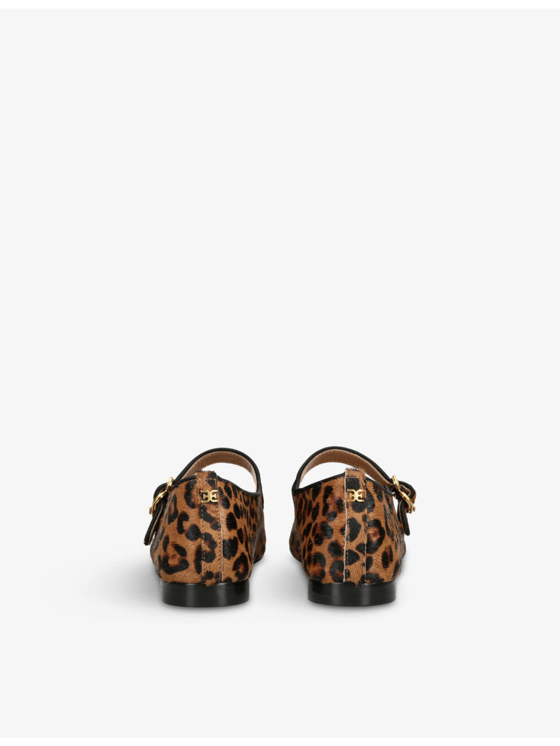Sam Edelman Michaela leopard-print leather ballet flats outlook