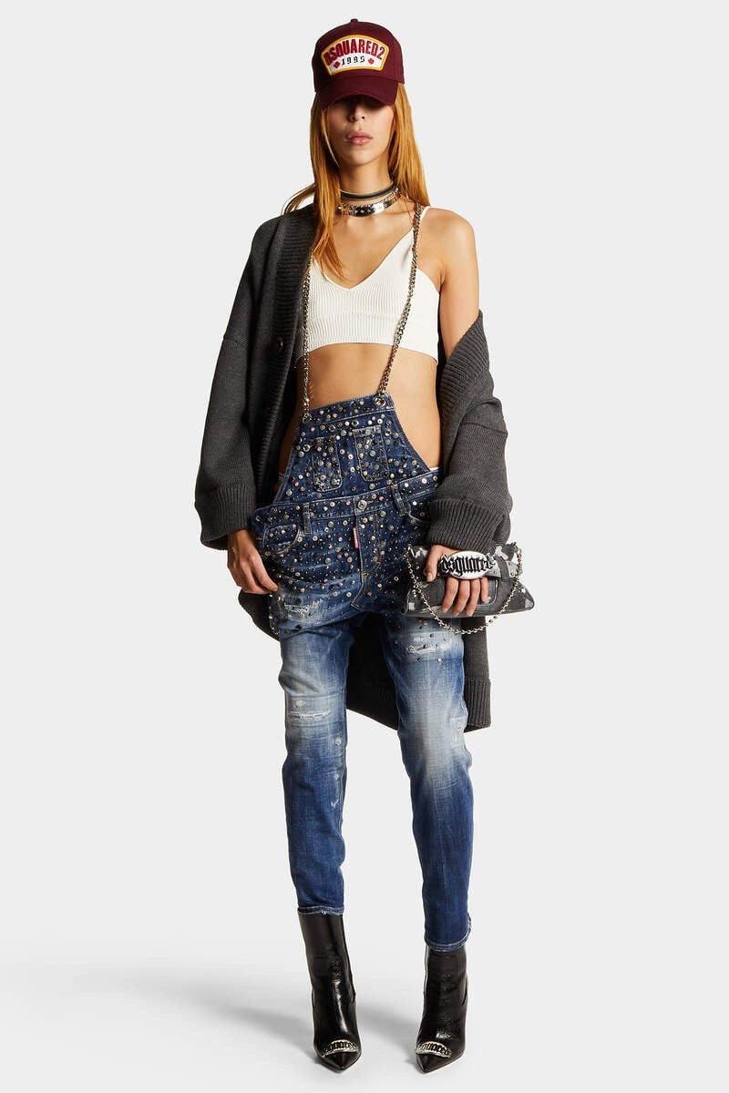 MEDIUM HERITAGE FISHERMAN WASH MICK STUDDED DENIM JUMPSUIT 3