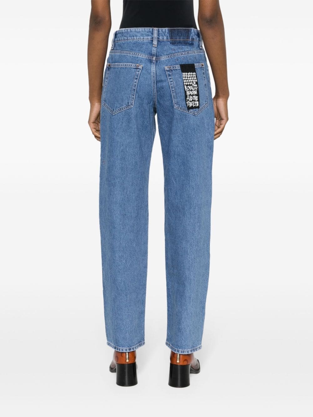 Brooklyn Heritage mid-rise straight-leg jeans - 4