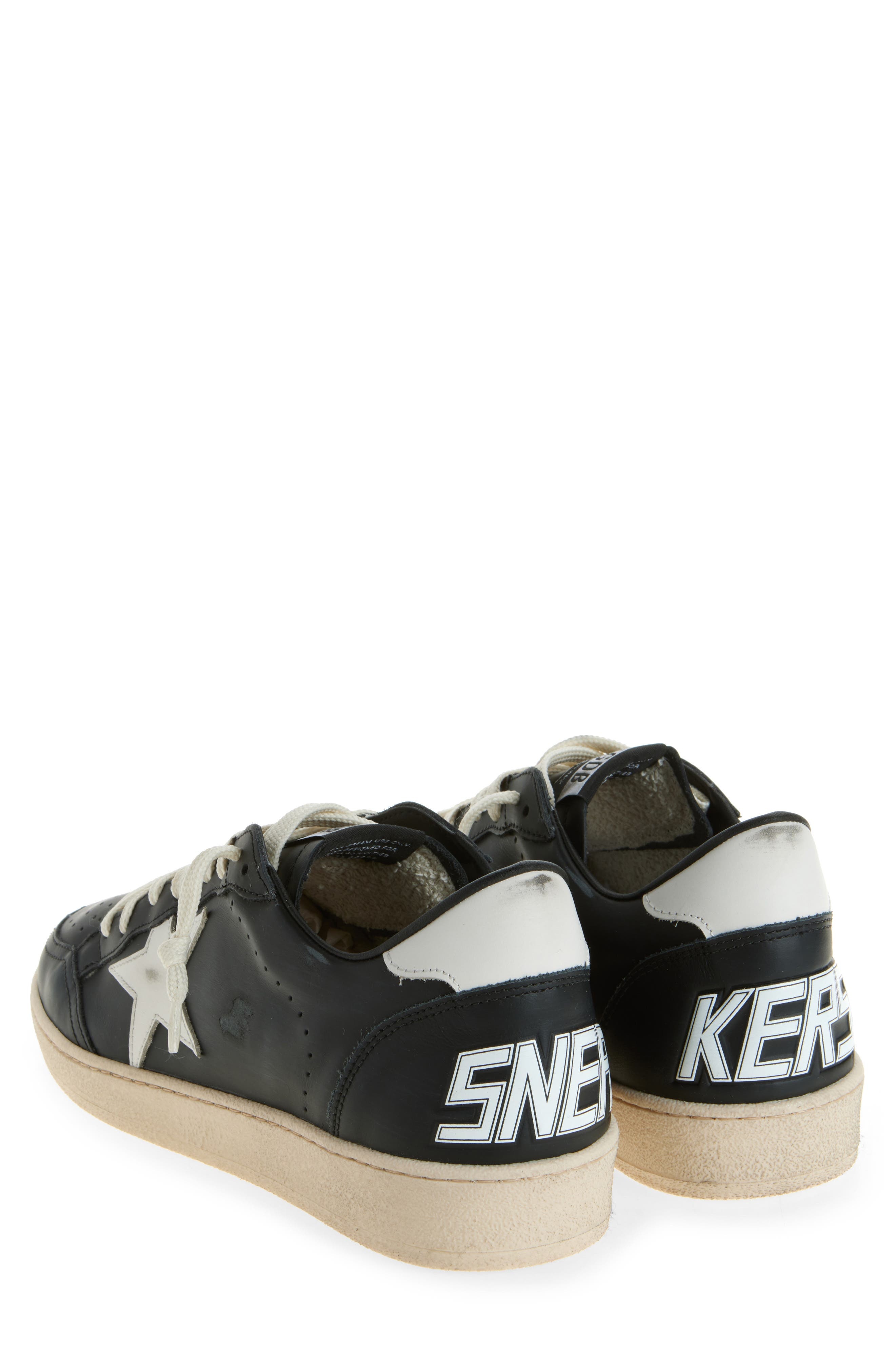 Golden Goose Ball Star Sneaker in Black/White at Nordstrom - 2