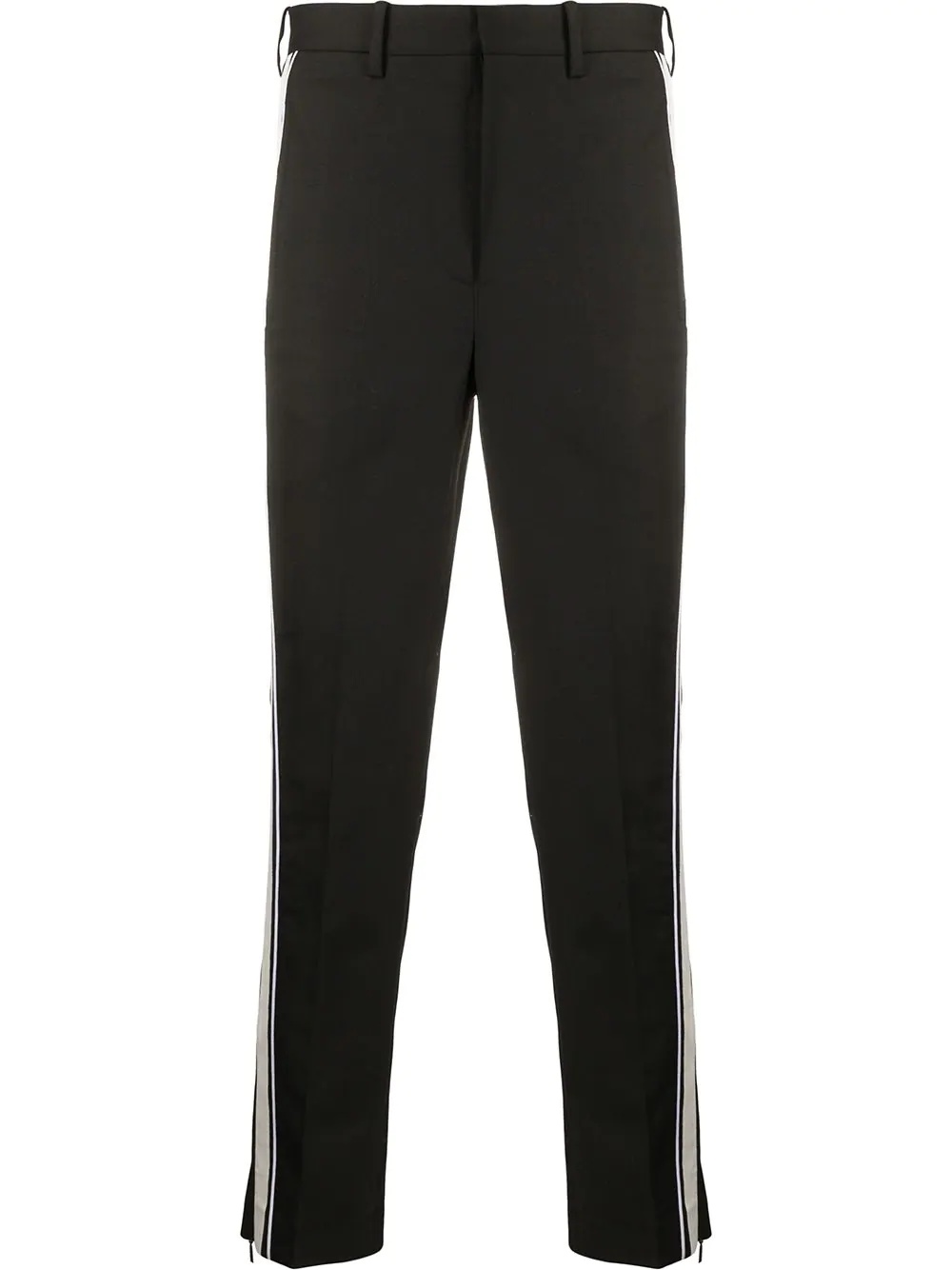 side panelled tailored trousers - 1