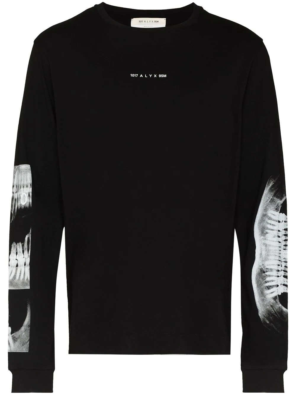 Triple-print long-sleeve T-shirt - 1