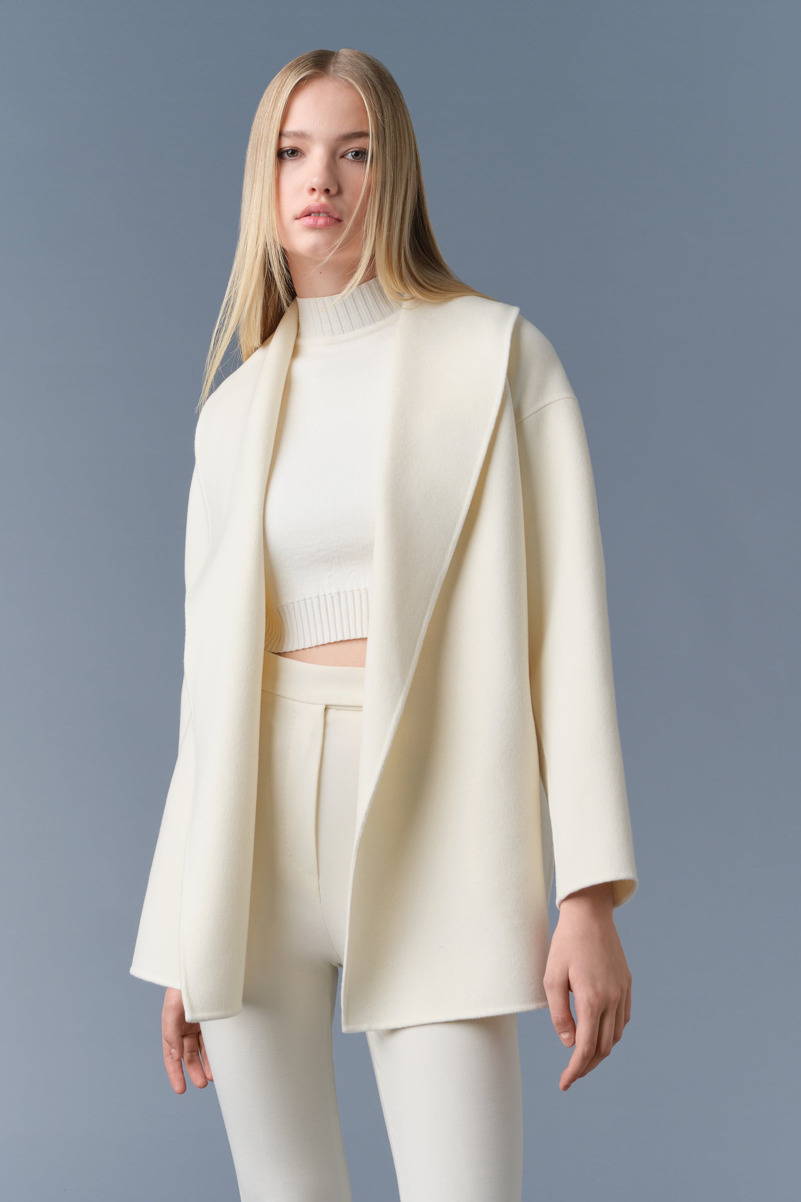 TYRA Double-Face wool robe jacket - 5