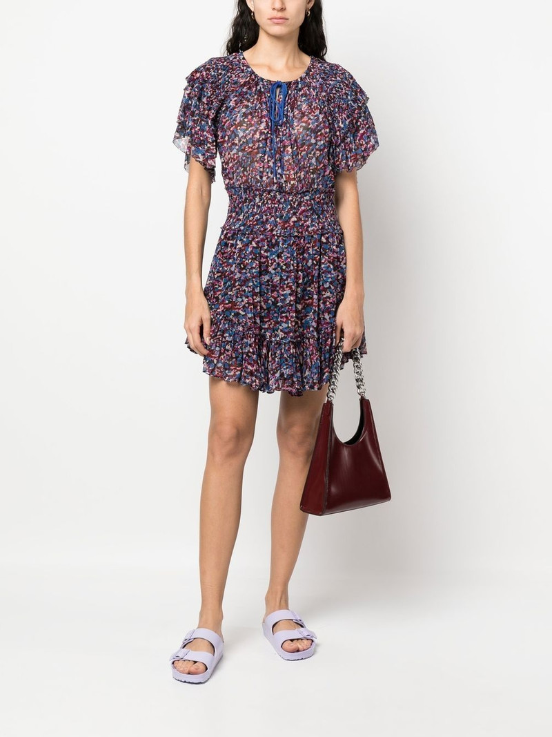 Isabel Marant Étoile Florise floral-print mini dress outlook