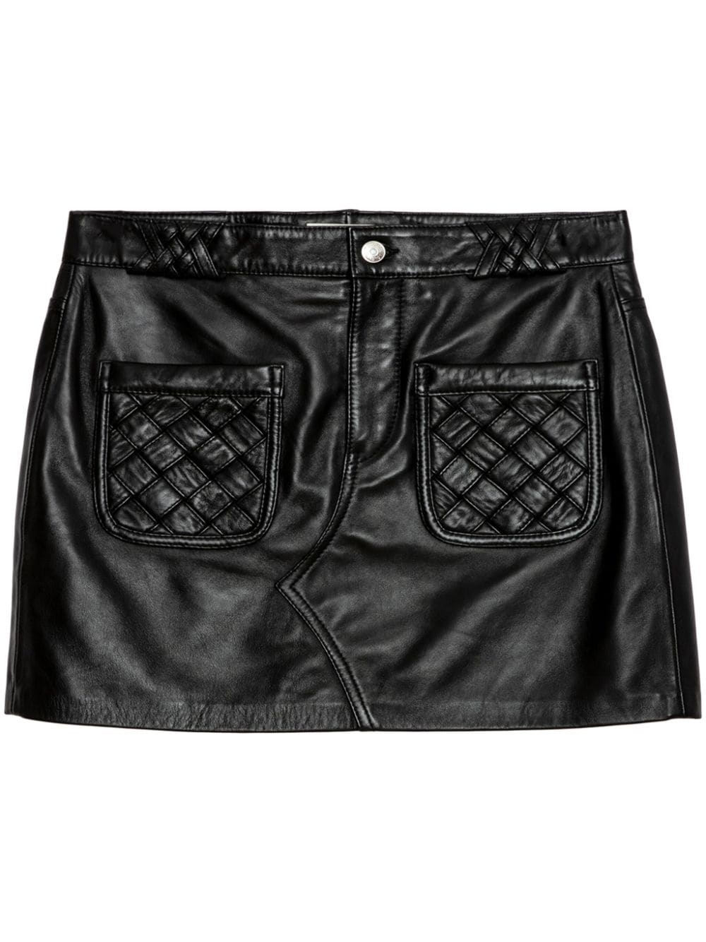 Joana leather mini skirt - 1