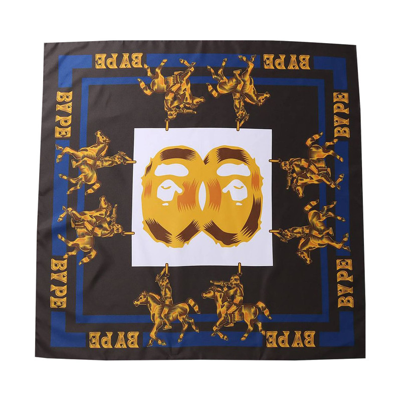 BAPE Double Ape Head Scarf 'Black' - 1