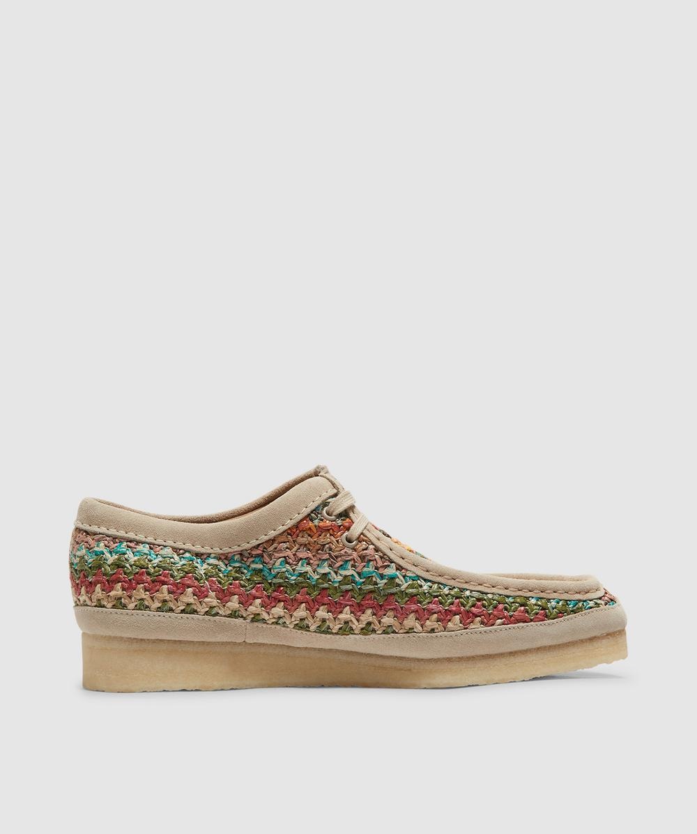 Wallabee multi raffia shoe - 3