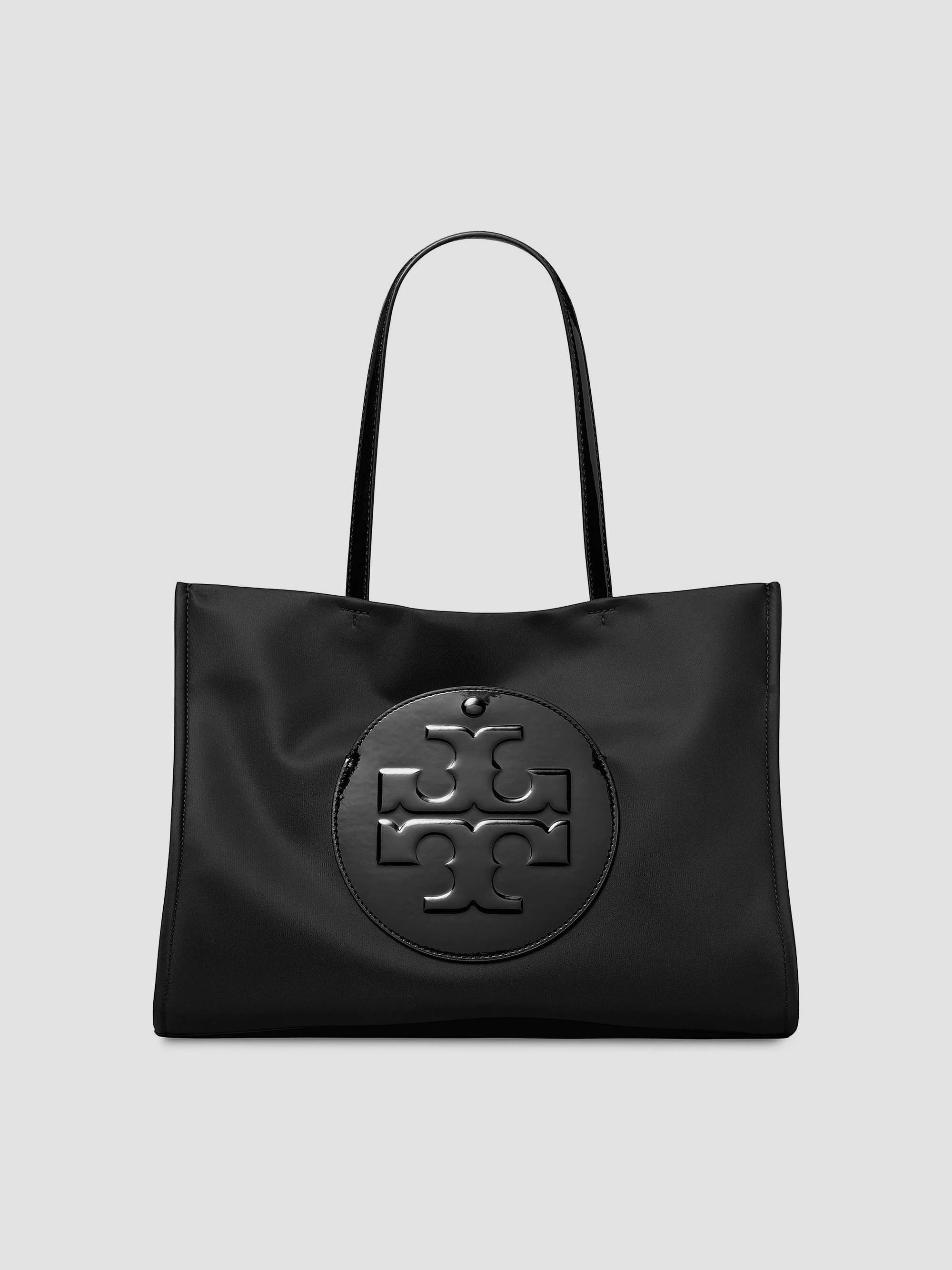 Women's Ella Small Logo Tote Bag - Black - 1