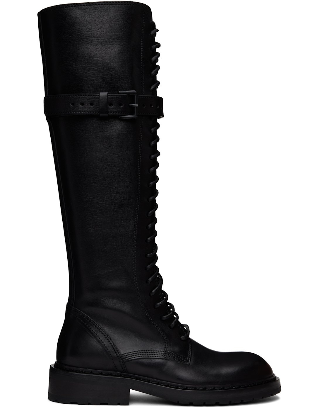 Black High Danny Tall Boots - 1