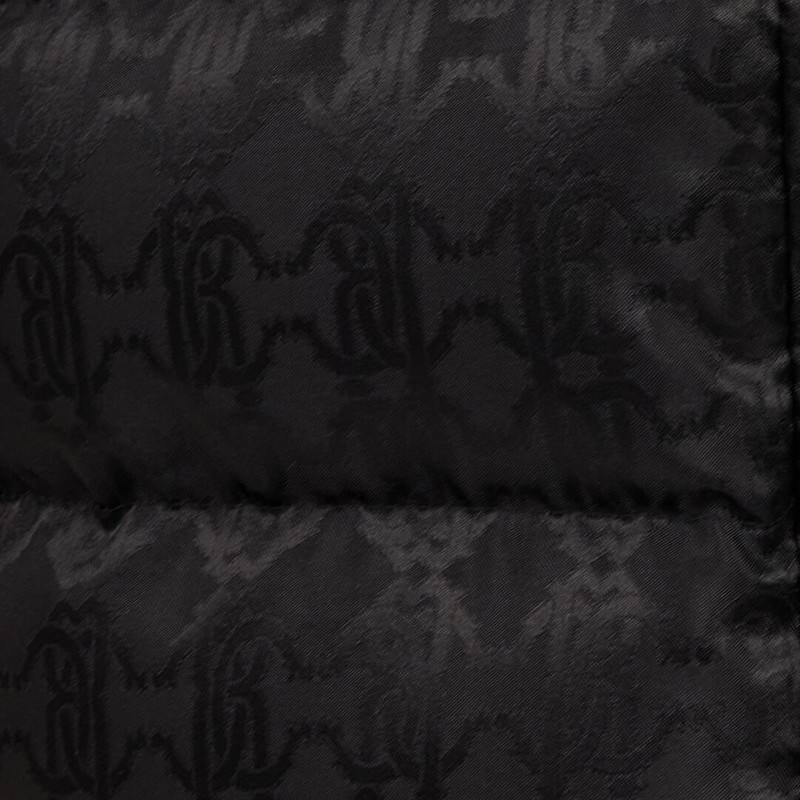 Black Monogram RC Long Down Jacket 5