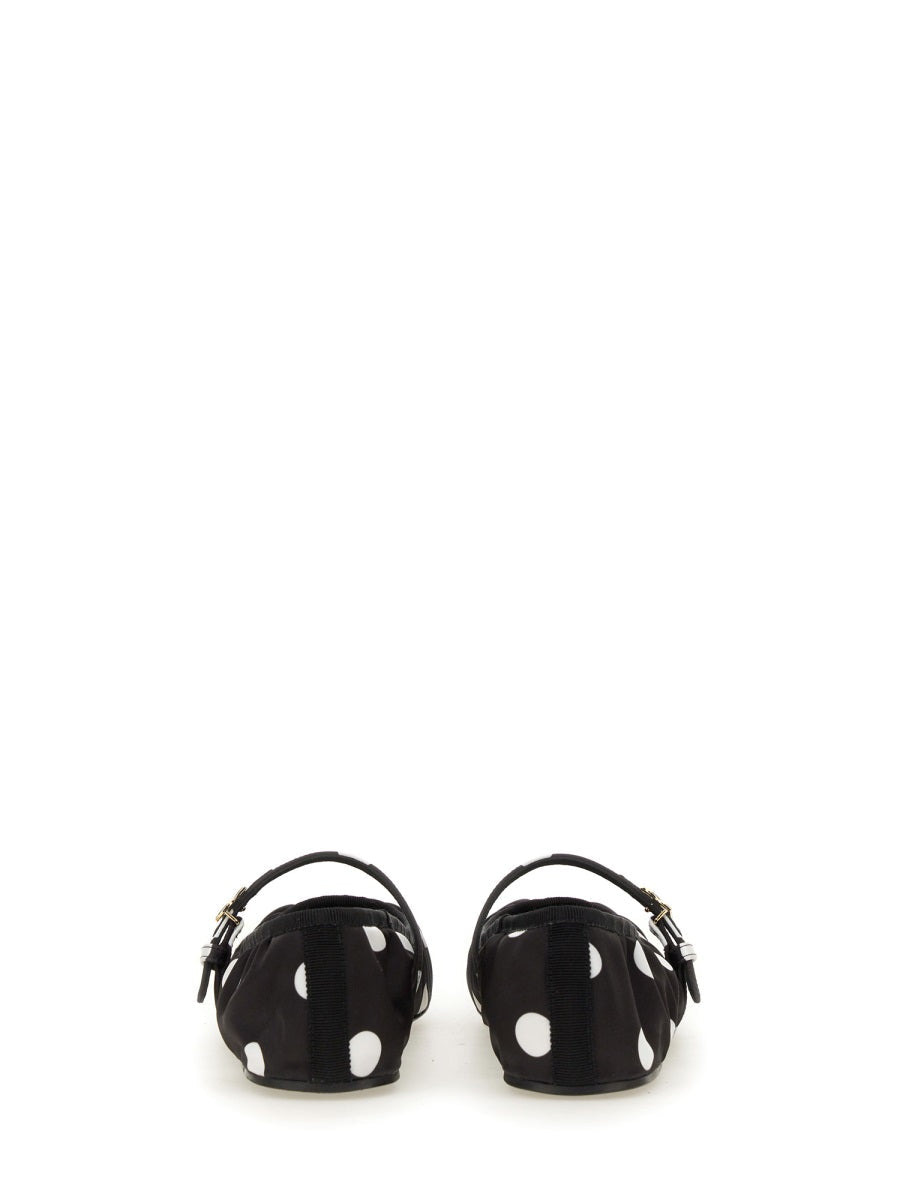 Dolce & Gabbana Women Printed Satin Ballerina - 3