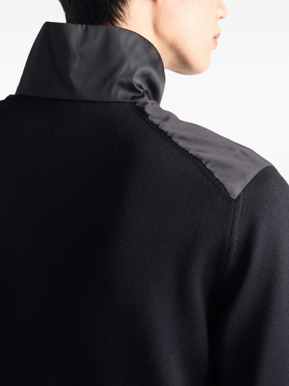 superfine wool half-zipper sweater - 5