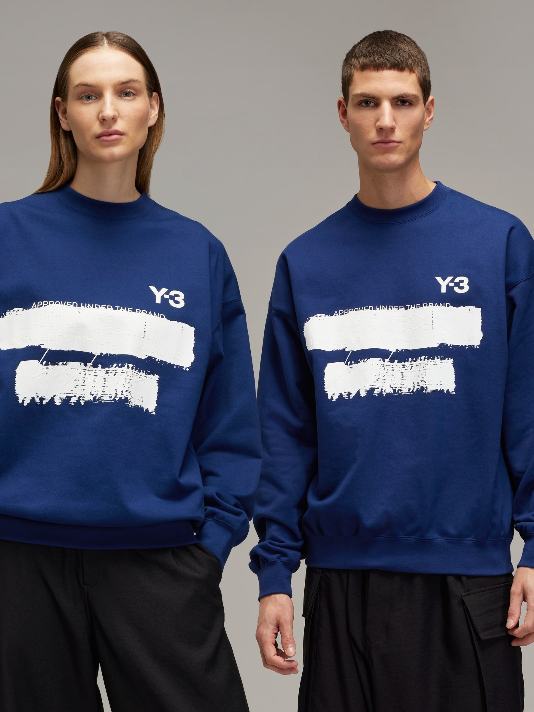 Y-3 Graphic Crew Sweater - 1