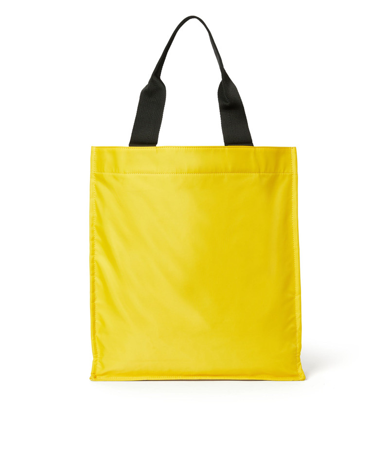 MSGM MSGM signature nylon tote bag with brush stroke logo outlook