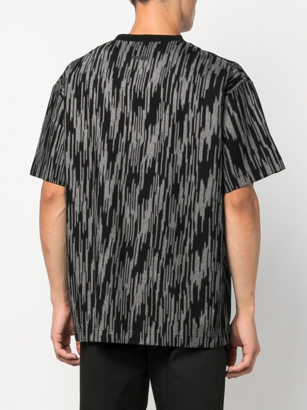 crew-neck striped T-shirt - 4
