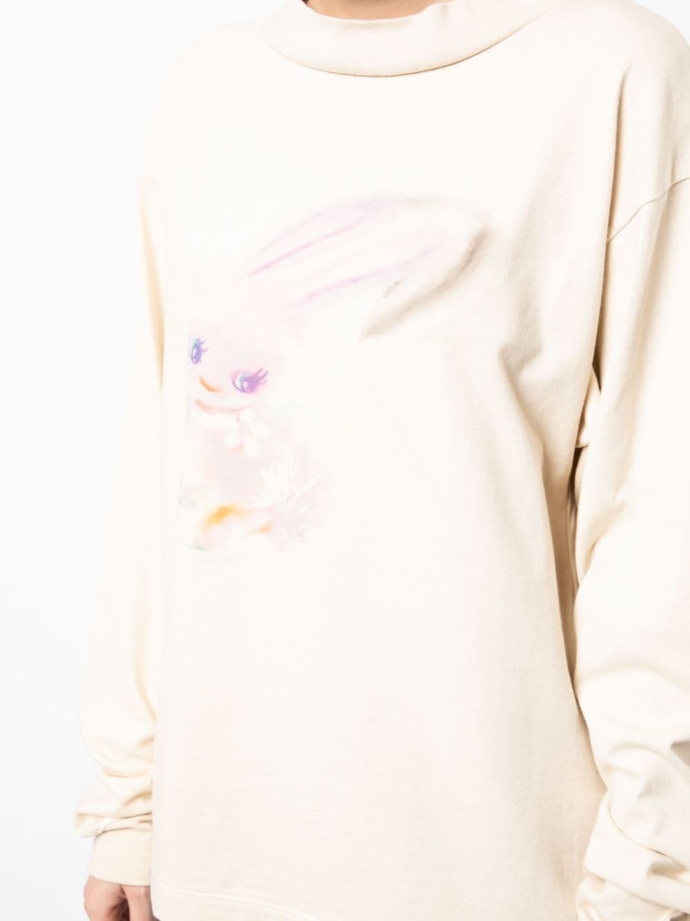 graphic-print cotton sweatshirt - 5