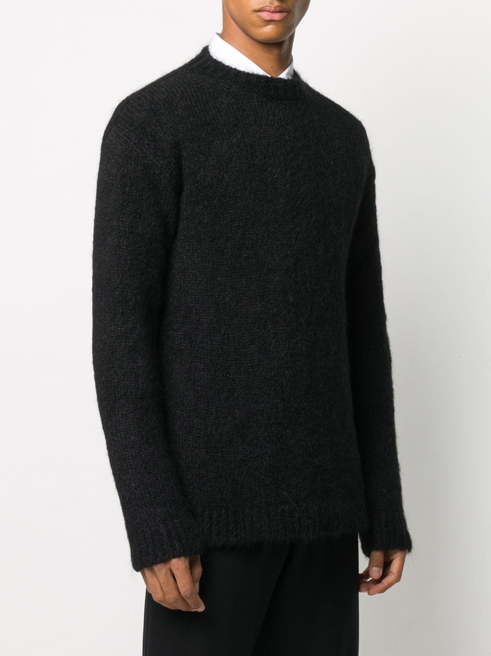 crewneck textured jumper - 3