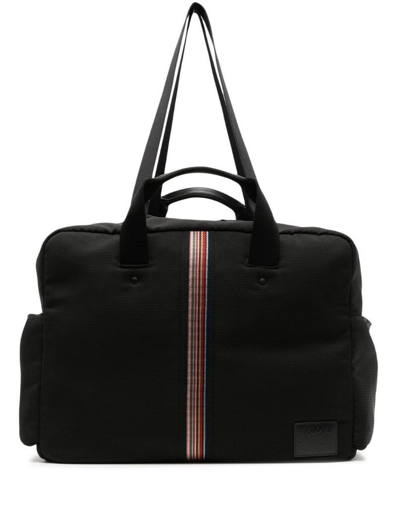 logo-patch zipped luggage - 1