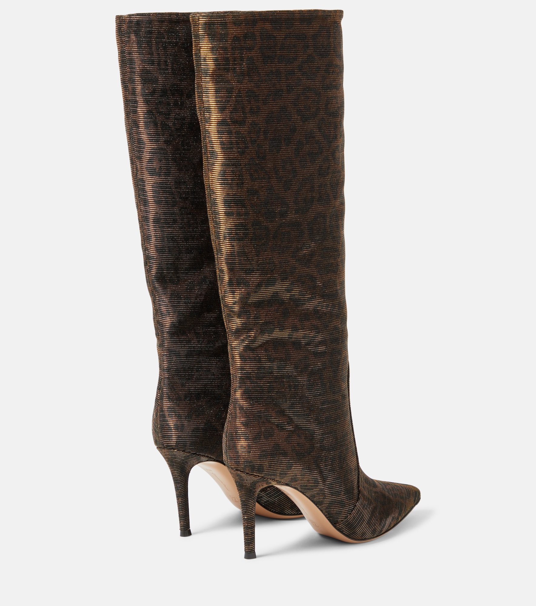 Hansen leopard-print knee-high boots - 3