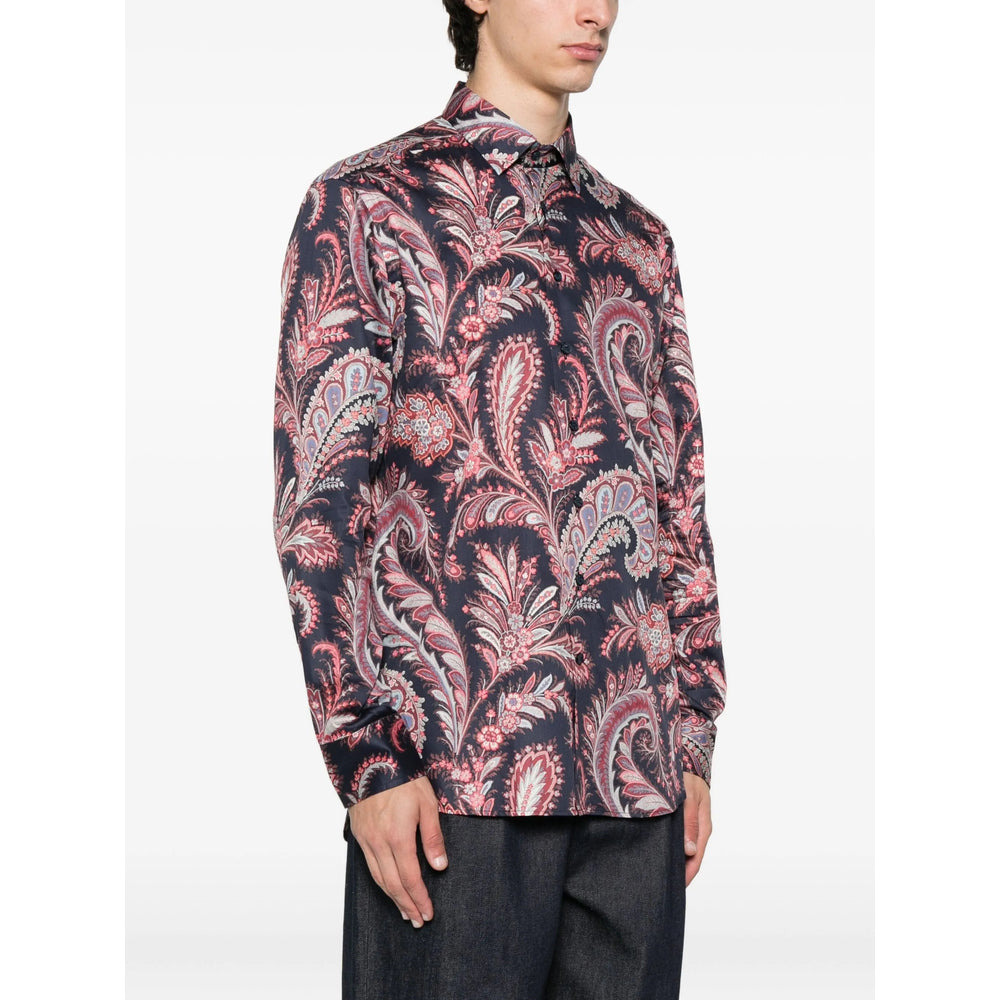 Etro Blue Shirts Men - 3