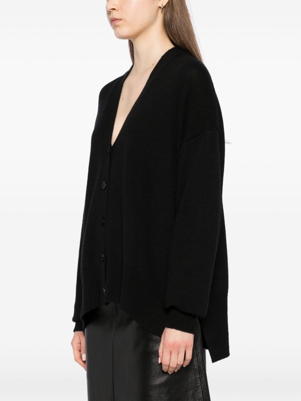 V-neck cashmere cardigan - 3