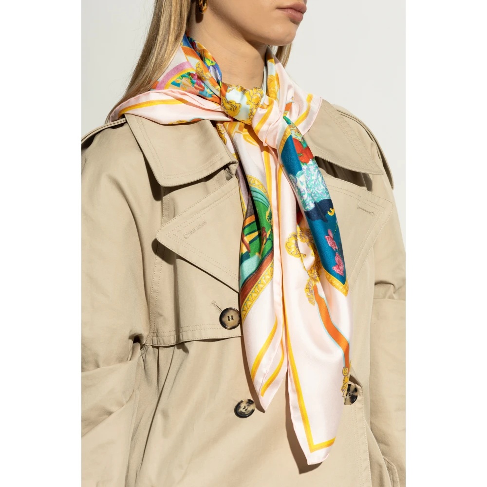 SILK SCARF WITH VERSACE GALLERY PRINT - 2