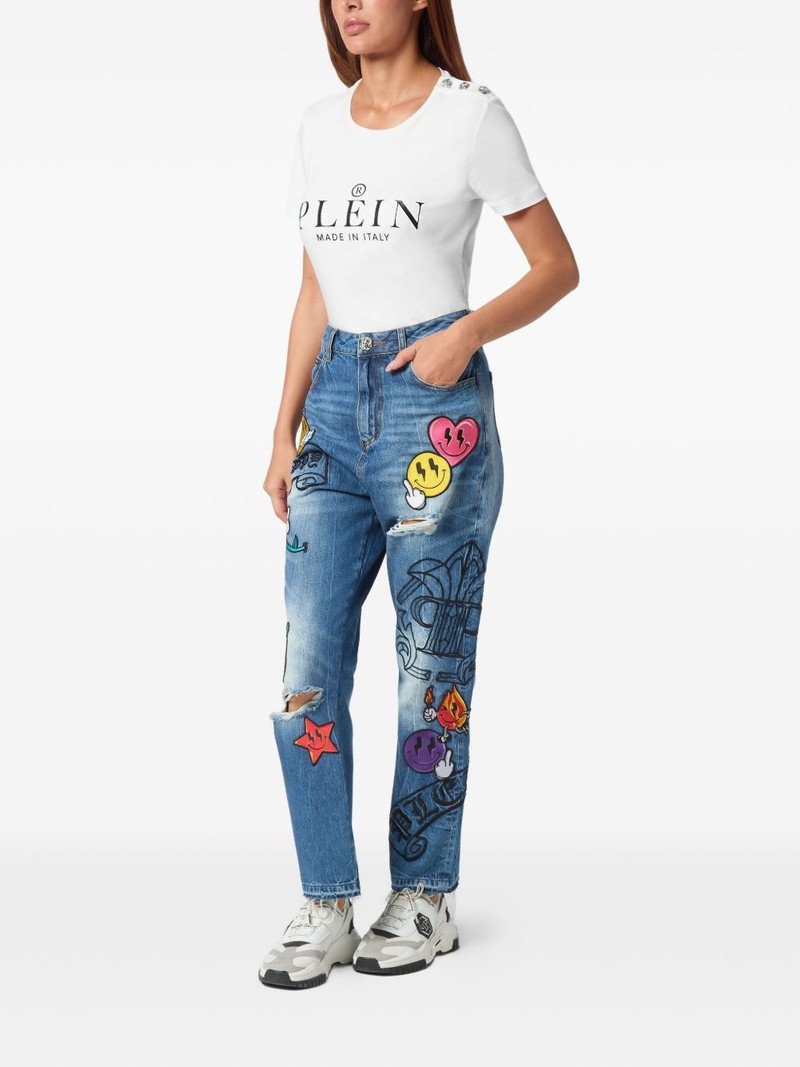 PHILIPP PLEIN Smile straight-leg jeans outlook