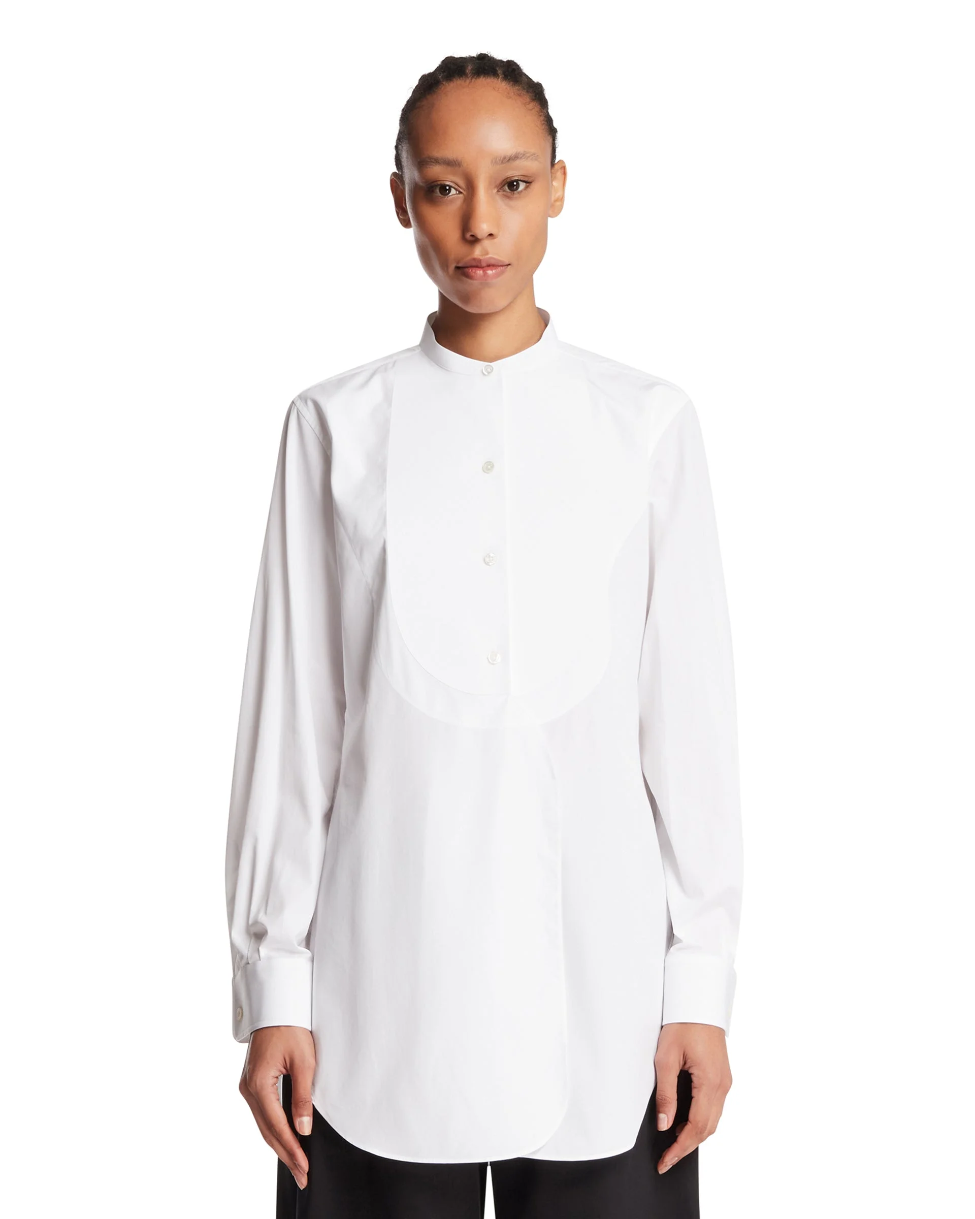 White Cotton Shirt - 1